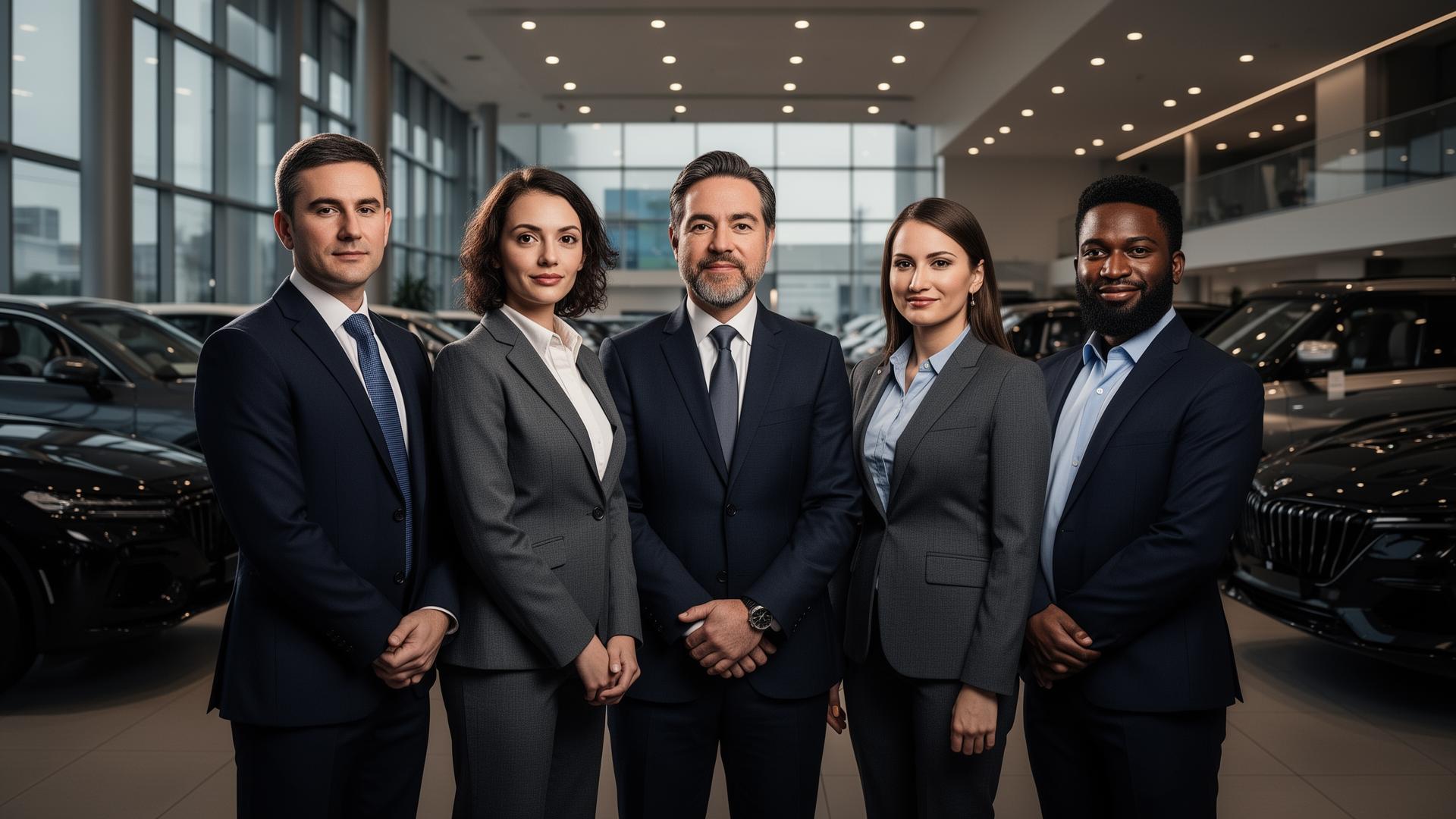 Professional sales team